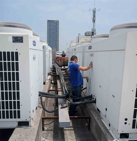 天镇中央空调制热和不制冷系统维修方法